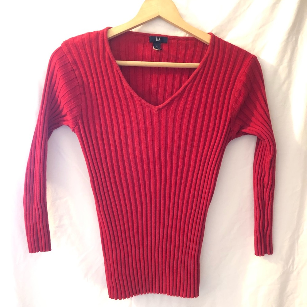 Ribbed mini sweater